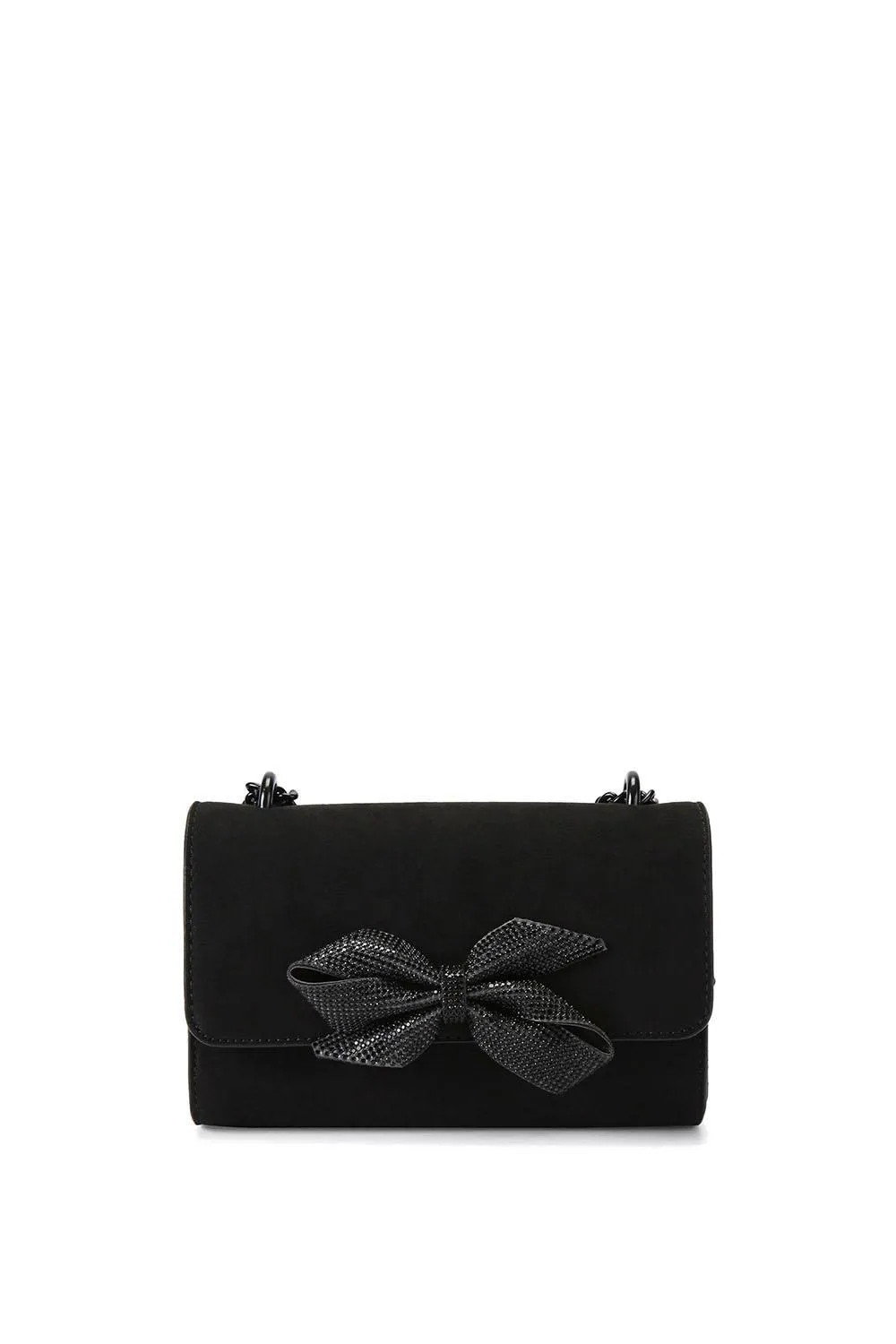 'Adore Clutch' Suedette Bag | Karen Millen UK + IE + DE + NL