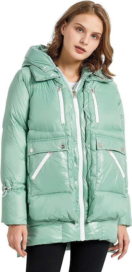 Orolay Women’s Fleece Down Coat Thickened Winter Puffer Down Jacket | Amazon (US)