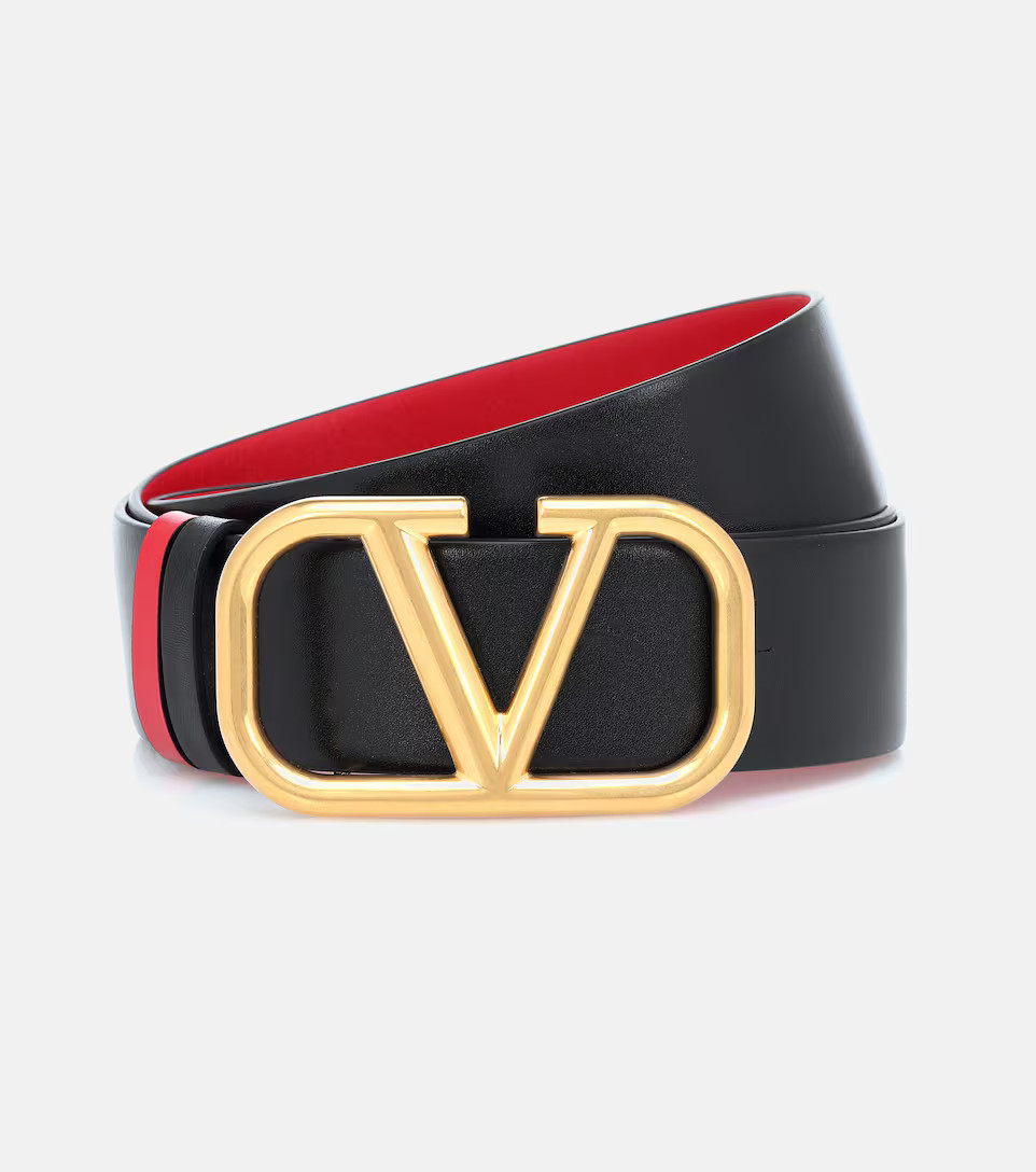 Valentino Garavani VLOGO reversible leather belt | Mytheresa (US/CA)