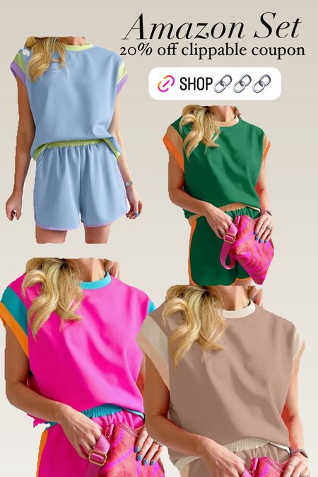 Two piece Amazon Set. 7 color choices.

Mom on the go outfit, cute sets, matching set

#LTKFindsUnder50 #LTKSaleAlert #LTKStyleTip