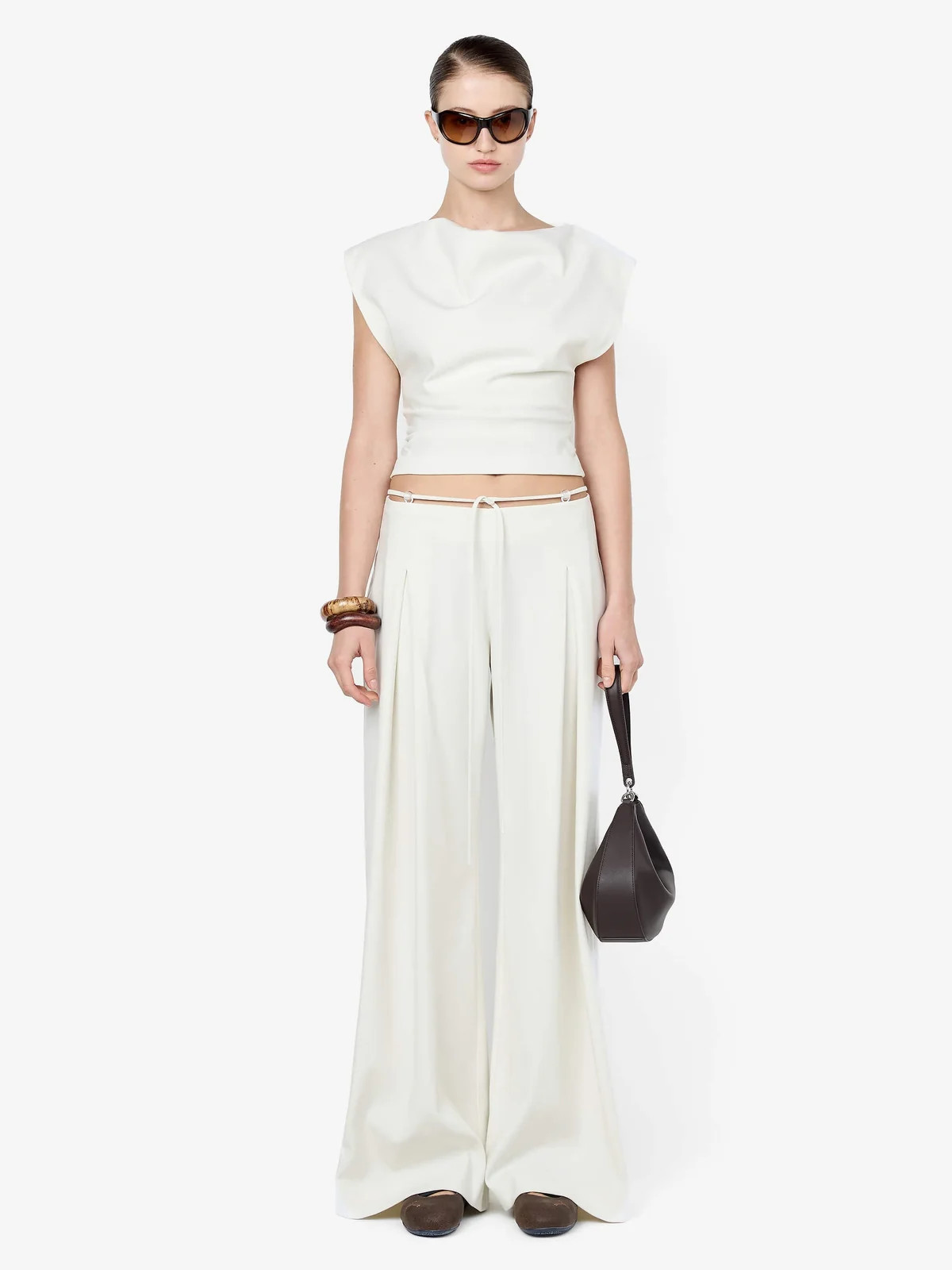 DEVYN BEADED PANT - CREAM | Bec & Bridge (Global)