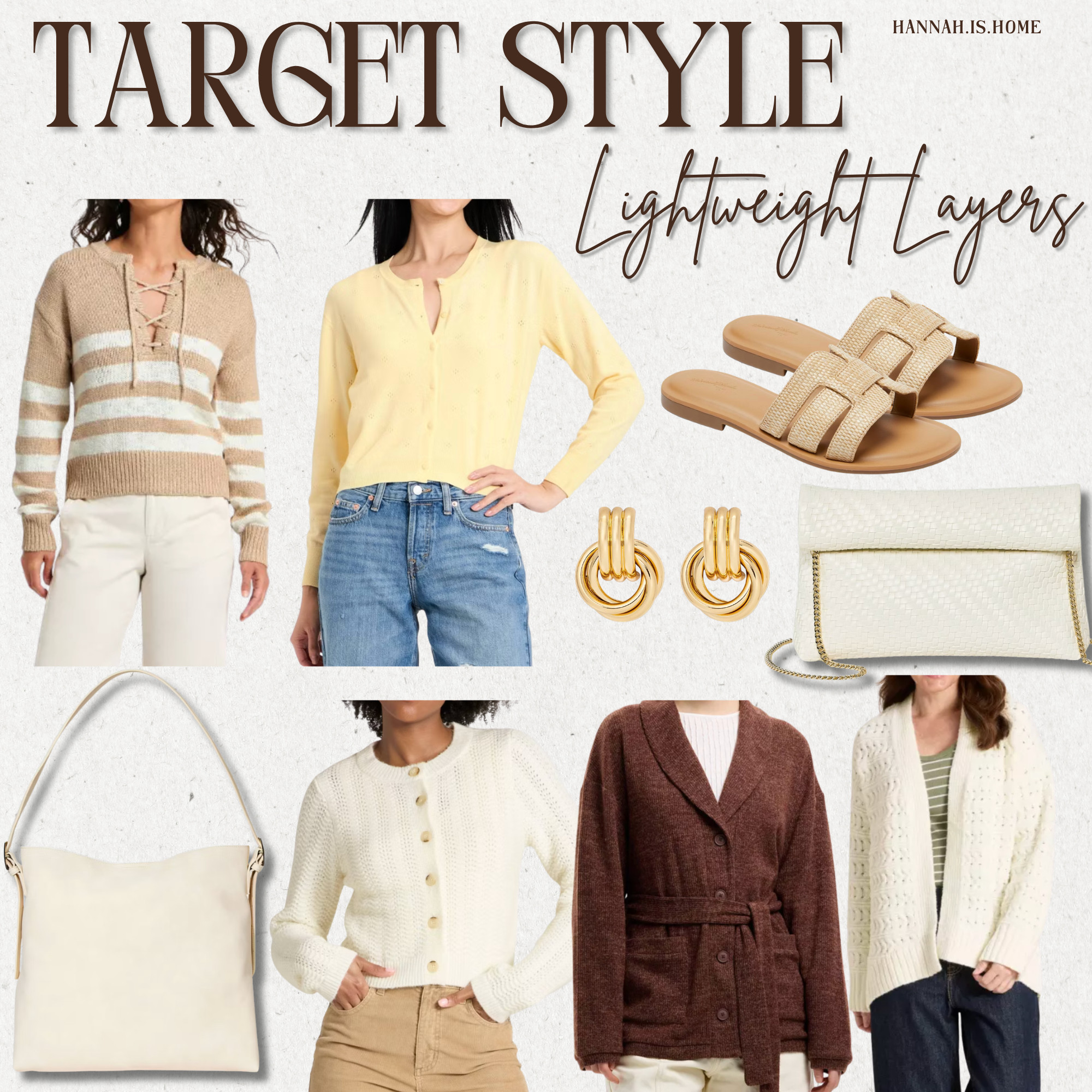 target style, target lightweight layers, target cardigan, target bucket tote bag, target spring finds, @target earrings, new target sandals, target handbags 

 #LTKgrwm #LTKootd #LTKSeasonal