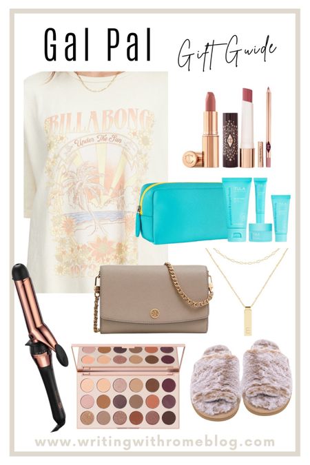 Gift guide for your gal pal friend!

Holiday gift ideas for your girl bestie, graphic tshirt, graphic tees, billabong, casual wardrobe, Nordstrom finds, Charlotte tilbury makeup, favorite lip combo, affordable curling iron (that works!), Tory Burch crossbody bag, cozy faux slippers, jewelry gift ideas, neutral eyeshadow palette, skincare gift set, travel gift sets, morphe eyeshadow palette, makeup and beauty faves

#LTKgiftguide 

#LTKHoliday #LTKbeauty #LTKGiftGuide