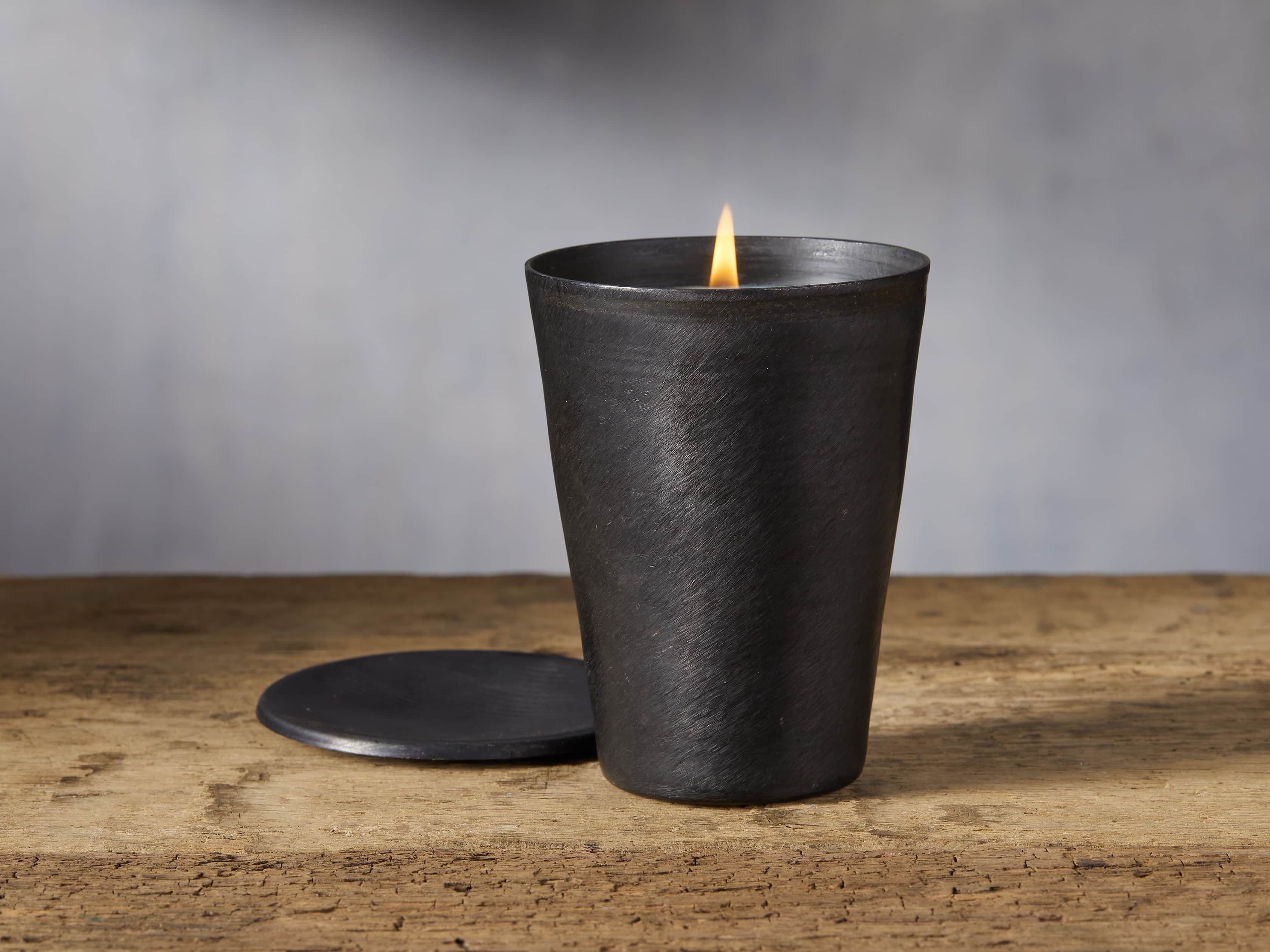 Bourbon Vanilla Forge Pot with Lid Candle | Arhaus