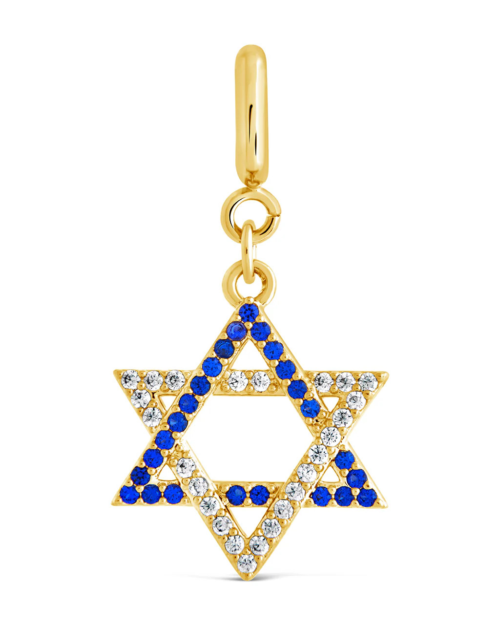 CZ Star of David Charm | Sterling Forever