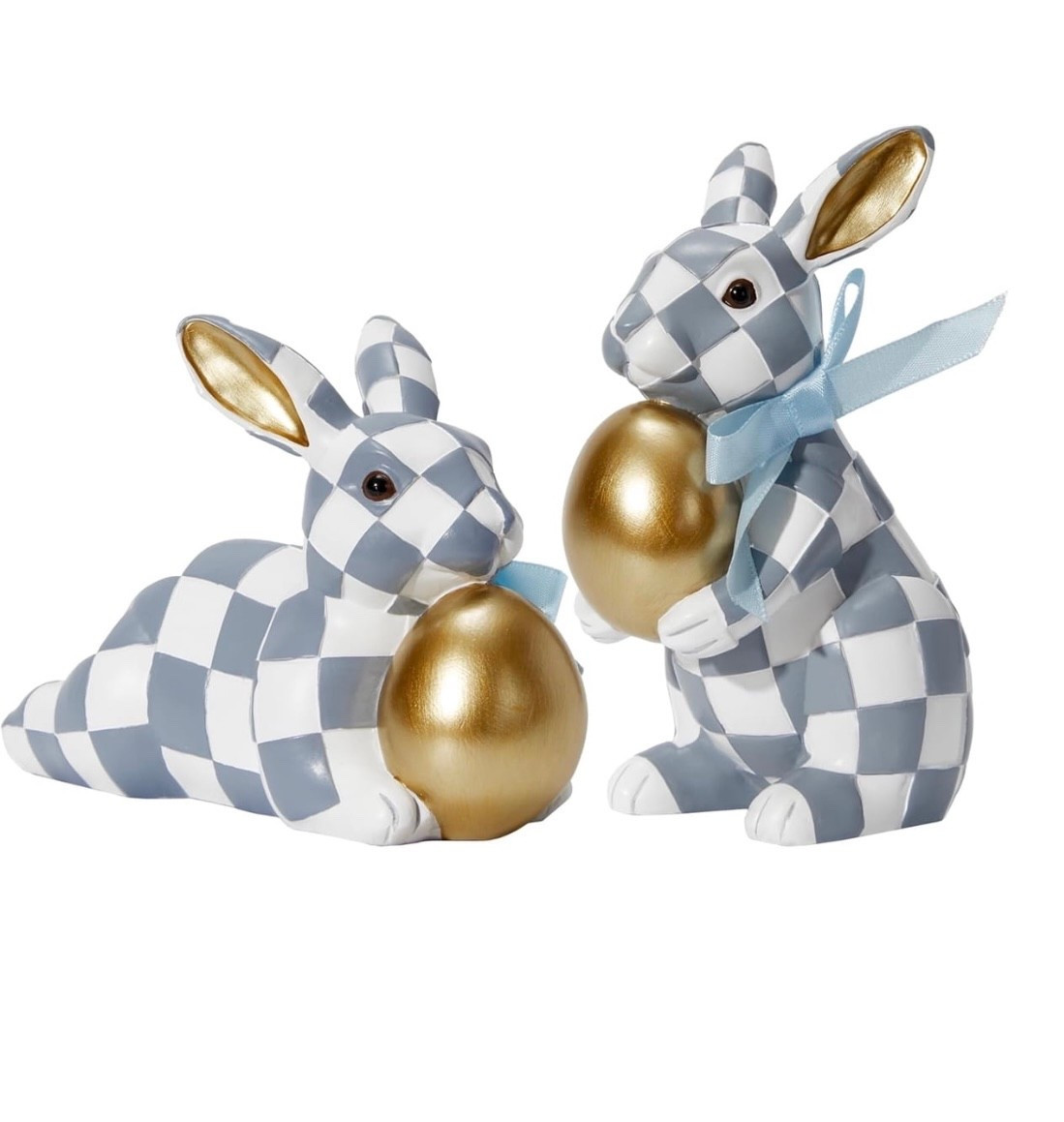 Easter bunny figurines that are Walmart but give Mackenzie Childs vibes! 

#LTKSeasonal #LTKHome
