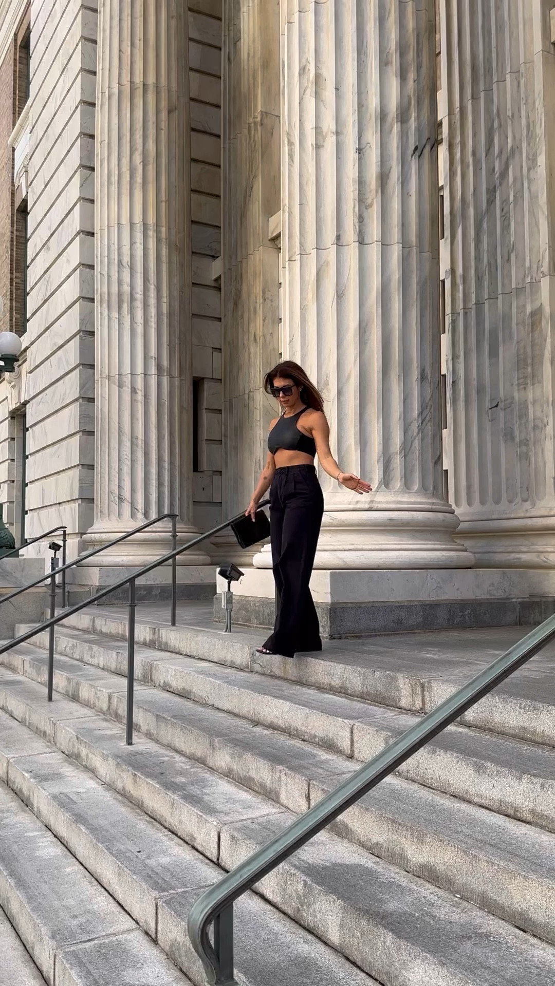 This outfit was edgy, chic, flattering: the holy Trinity 😇 I received countless compliments and felt comfortable running around downtown in the heat and humidity! 🖤🖤🖤🤌🏽 #coolgirlstyle

#LTKsalealert #LTKstyletip #LTKshoecrush