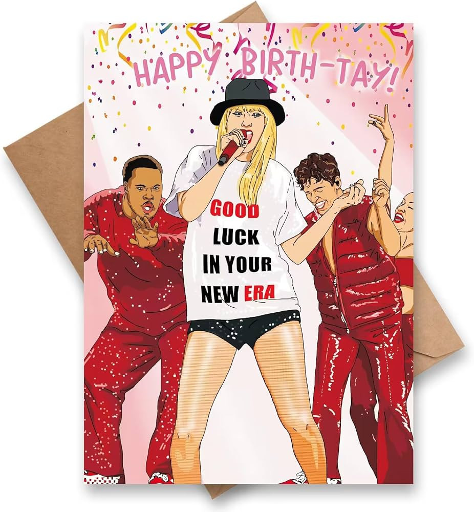 Taylor Birthday Card - Taylor Gift Merch, Taylor Pop-Art Cards, Taylor Birthday Decorations Gifts... | Amazon (US)