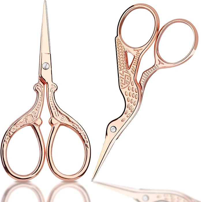 Embroidery Scissors Set, Set of 2 Cute and Practical Sewing Scissors, 3.6 inch Shears Cross for S... | Amazon (US)