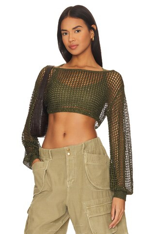 Lex Sequin Cropped Sweater
                    
                    NBD | Revolve Clothing (Global)