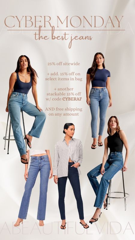 best quality jeans on major sale! Use code CYBERAF at checkout for an extra 15% off! 

Women’s style, curve, slim, straight leg, denim

#LTKstyletip #LTKCyberWeek #LTKmidsize