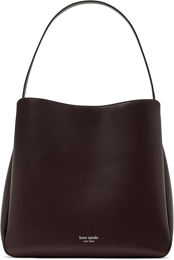 kate spade new york womens Grace Fine Grain Leather Large Hobo | Amazon (US)
