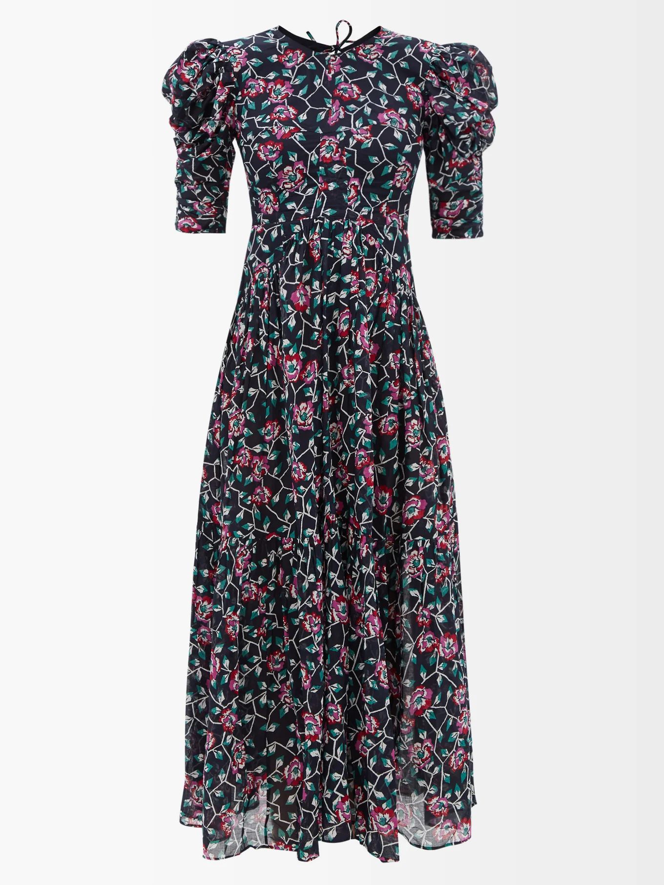Sichelle floral-print open-back cotton maxi dress | Isabel Marant Étoile | Matches (UK)