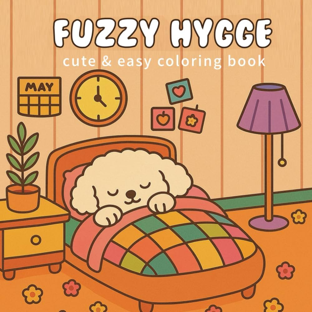 Fuzzy Hygge: Comfy & Cozy Coloring Book for Adults and Kids Featuring Fuzzy Friends | Amazon (US)