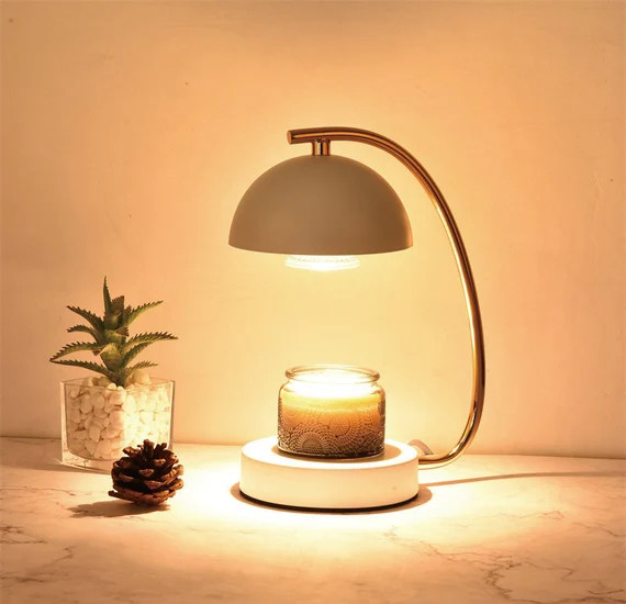 Candle Wax Melt, Candle Warmer Lamp with Automatic Time Switch, Matel Fragrance Warmer, Florence ... | Etsy (US)