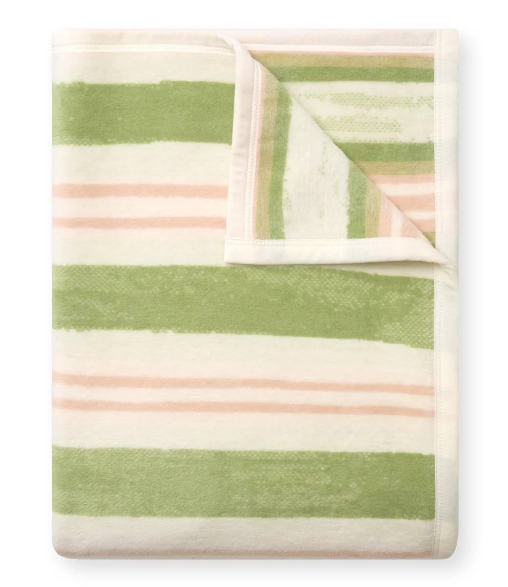 Watercolor Stripe Throw Blanket | ChappyWrap | ChappyWrap
