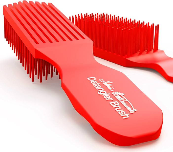 Red Detangler Brush by Felicia Leatherwood - For Curly, Kinky, Wavy 4c or Straight Hair - Tame Yo... | Amazon (US)