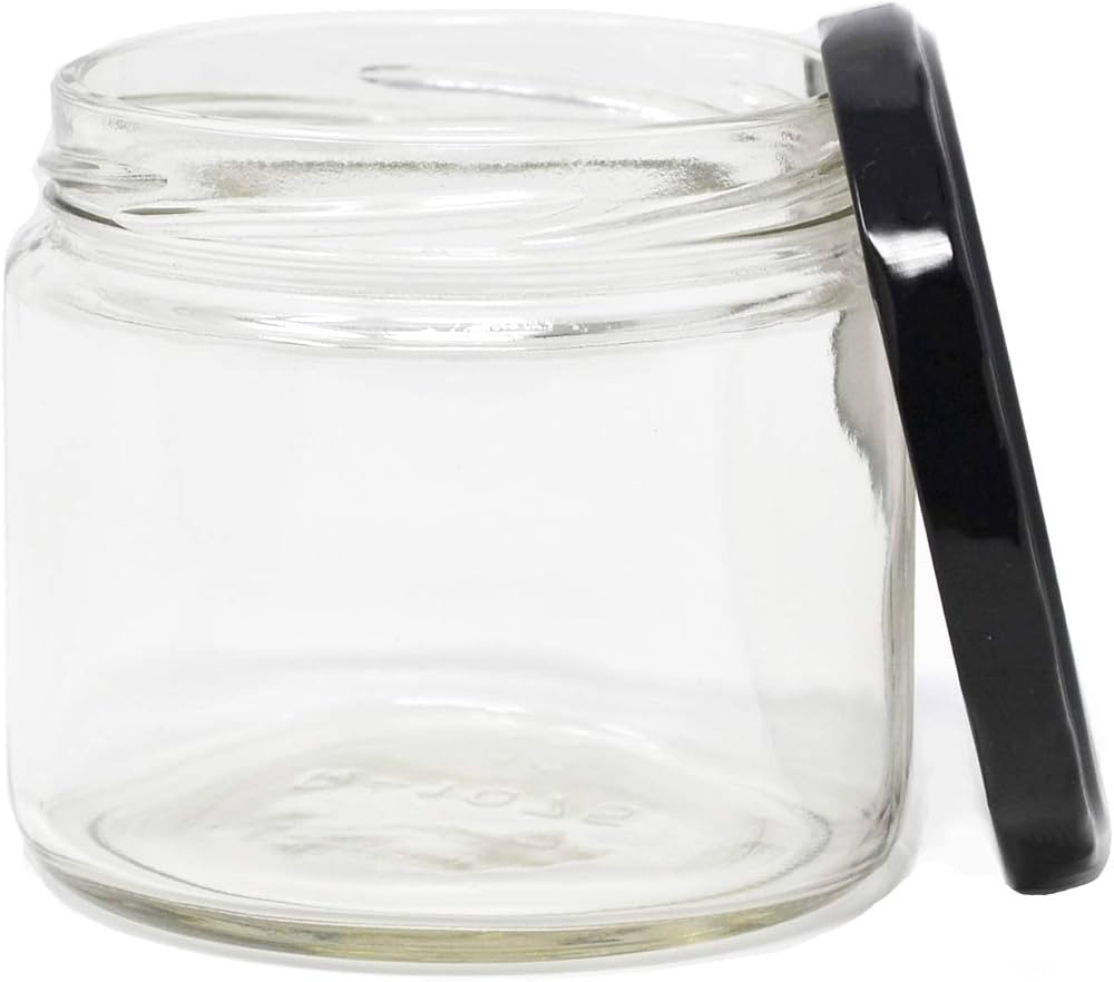 nicebottles Clear Glass Salsa Jars, 12 Oz - Case of 12 | Amazon (US)