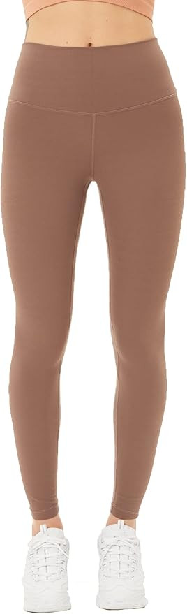 Love Tree Women's High Waisted Full-Length Leggings - Buttery Soft, Moisture-Wicking Workout Yoga... | Amazon (US)