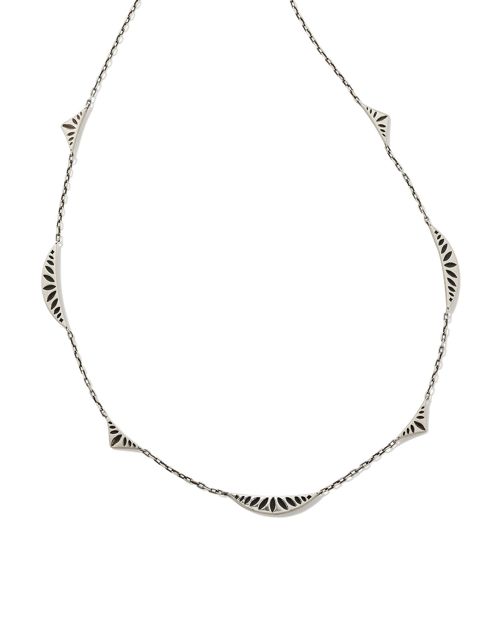 Sophee Strand Necklace in Oxidized Sterling Silver | Kendra Scott