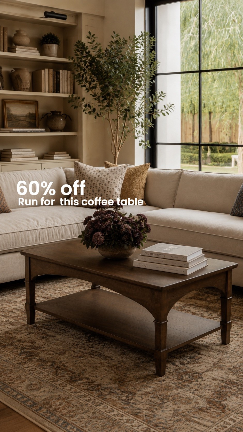Love this coffee table it’s only 100 and some dollars 60% off from world market brown vintage-ish style coffee table brown coffee table living room furniture

#LTKHome #LTKSaleAlert