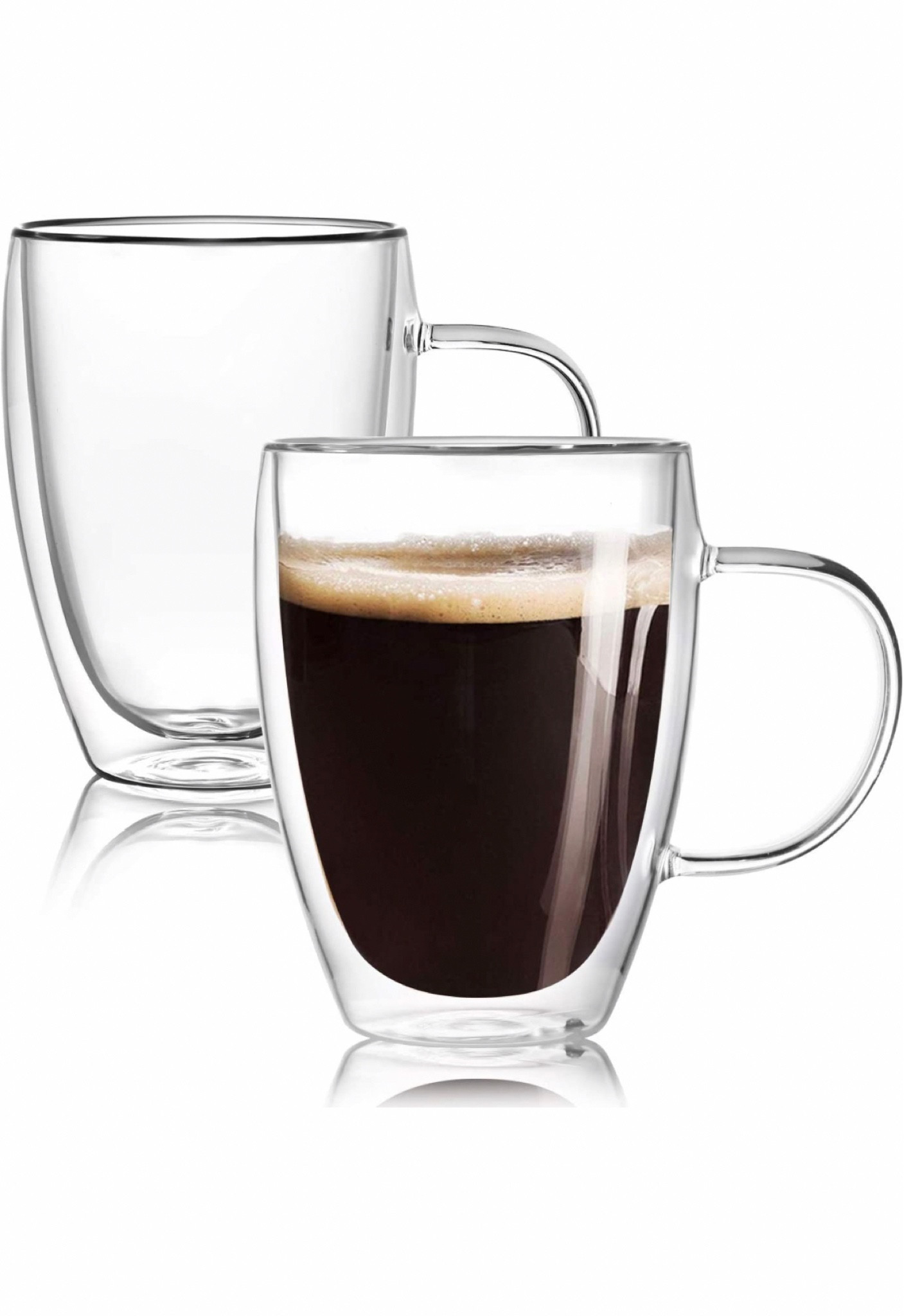 Clear insulated coffee mugs / tea mugs / modern kitchen

#LTKunder50 #LTKhome #LTKGiftGuide