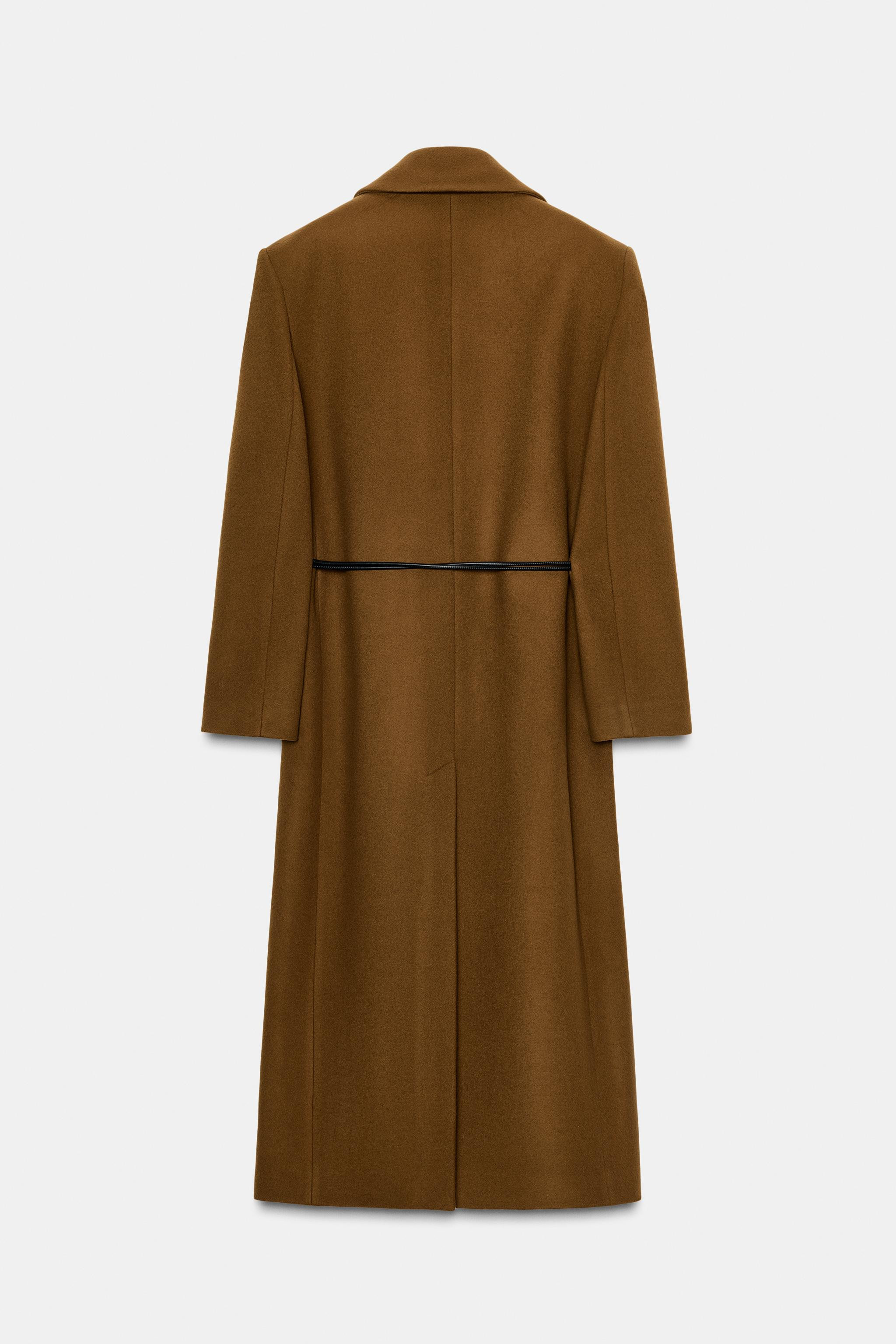 WOOL BLEND COAT ZW COLLECTION | Zara US