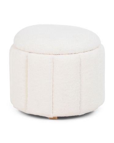 18in Quilted Storage Ottoman | Marshalls