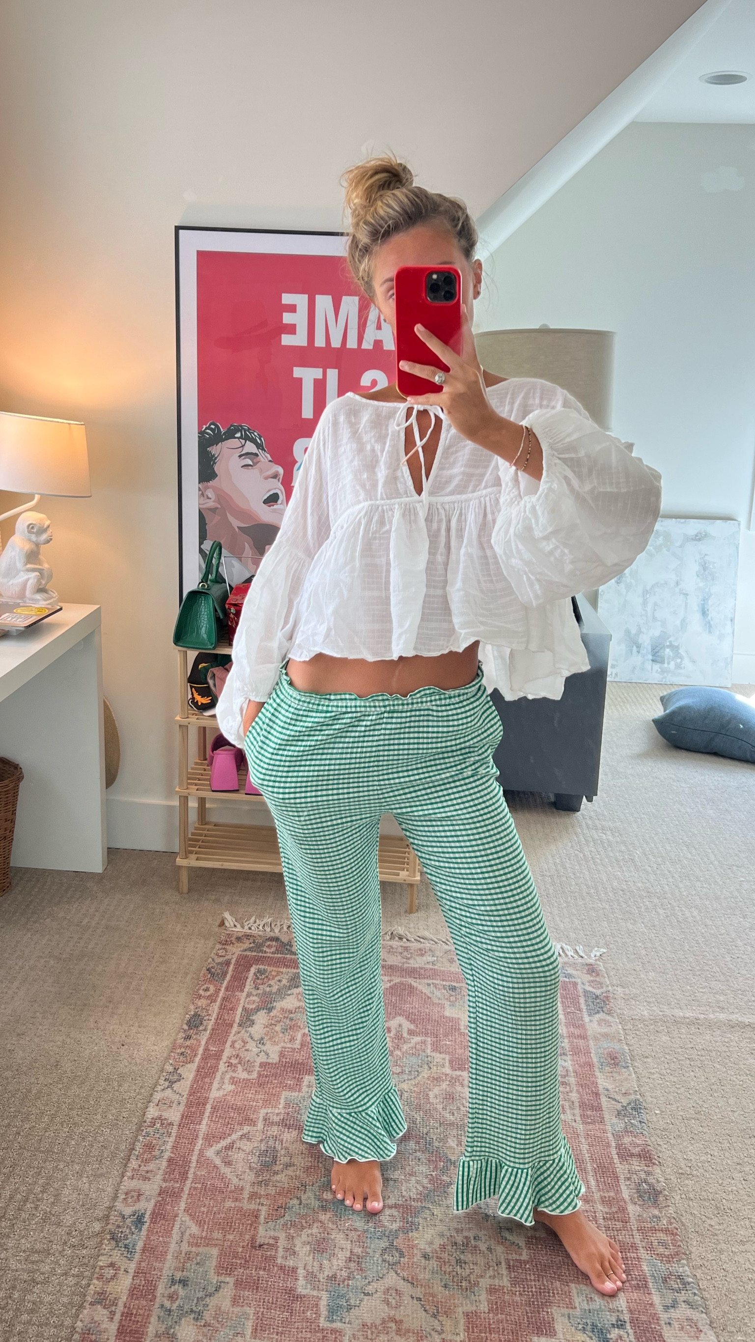 my fav pants right now. 💚🤸🏼‍♂️ sold out but i have linked similar !! 

#LTKStyleTip #LTKSeasonal #LTKFindsUnder100