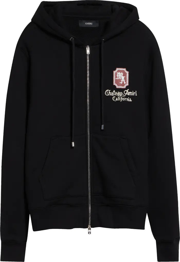 Chateau Logo Full Zip Fleece Hoodie | Nordstrom