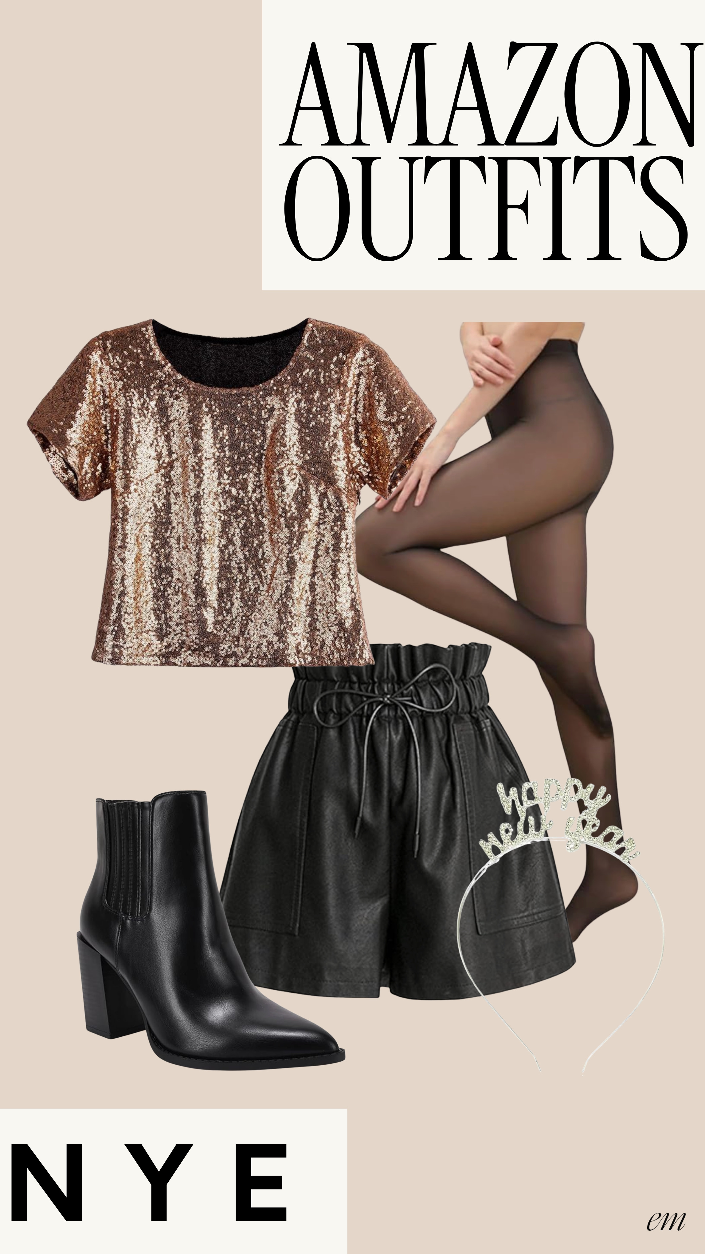 Sharing some New Years Eve outfit ideas- all from Amazon so they arrive in time for NYE!

Amazon fashion, amazon finds, amazon outfits, last minute NYE outfit, new years eve outfit ideas 

 #LTKHoliday #LTKFindsUnder50 #LTKFindsUnder100