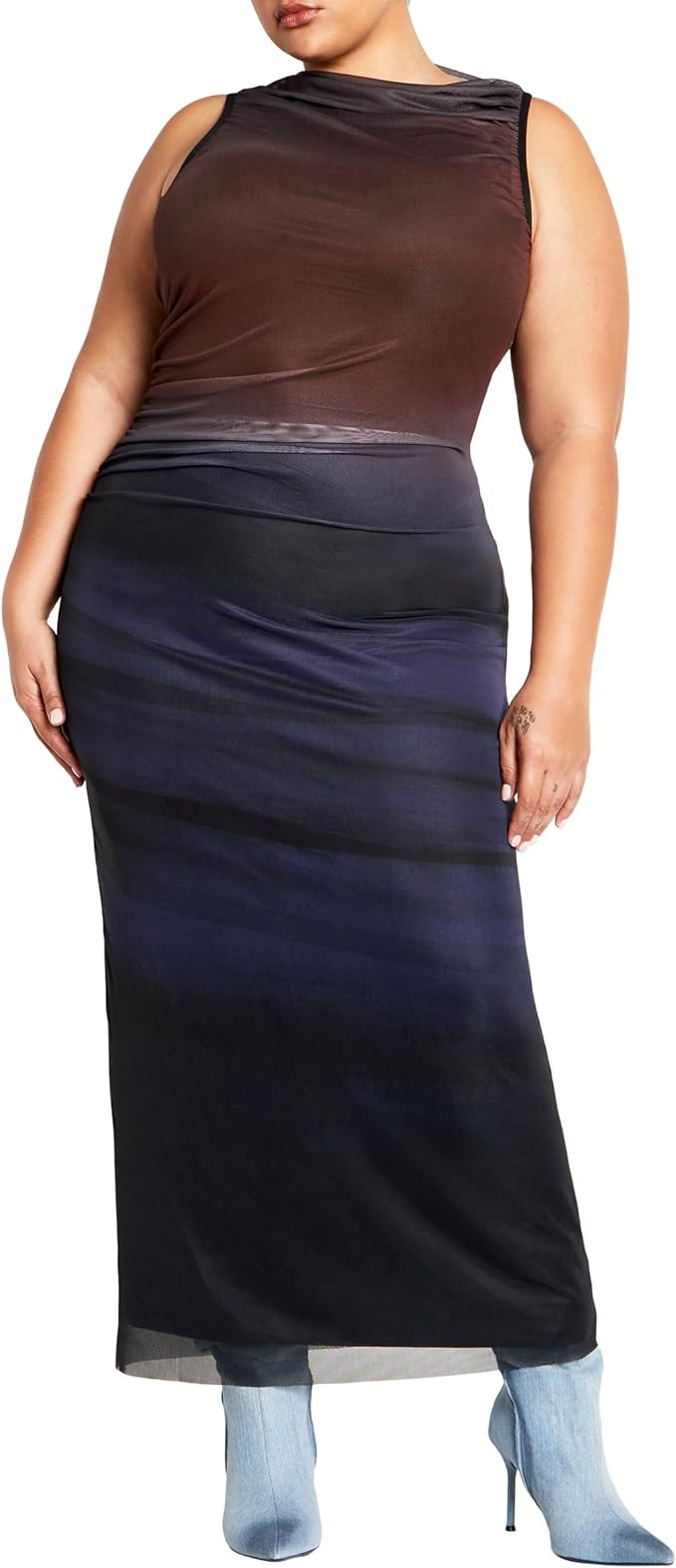 City Chic Women's Apparel Women's CITYCHIC Plus Size Maxi Jordan PRT | Amazon (US)