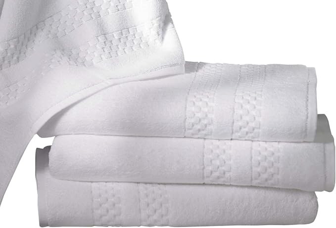 The Ritz-Carlton Bath Towel - White - 100% Cotton - 30" x 58" | Amazon (US)