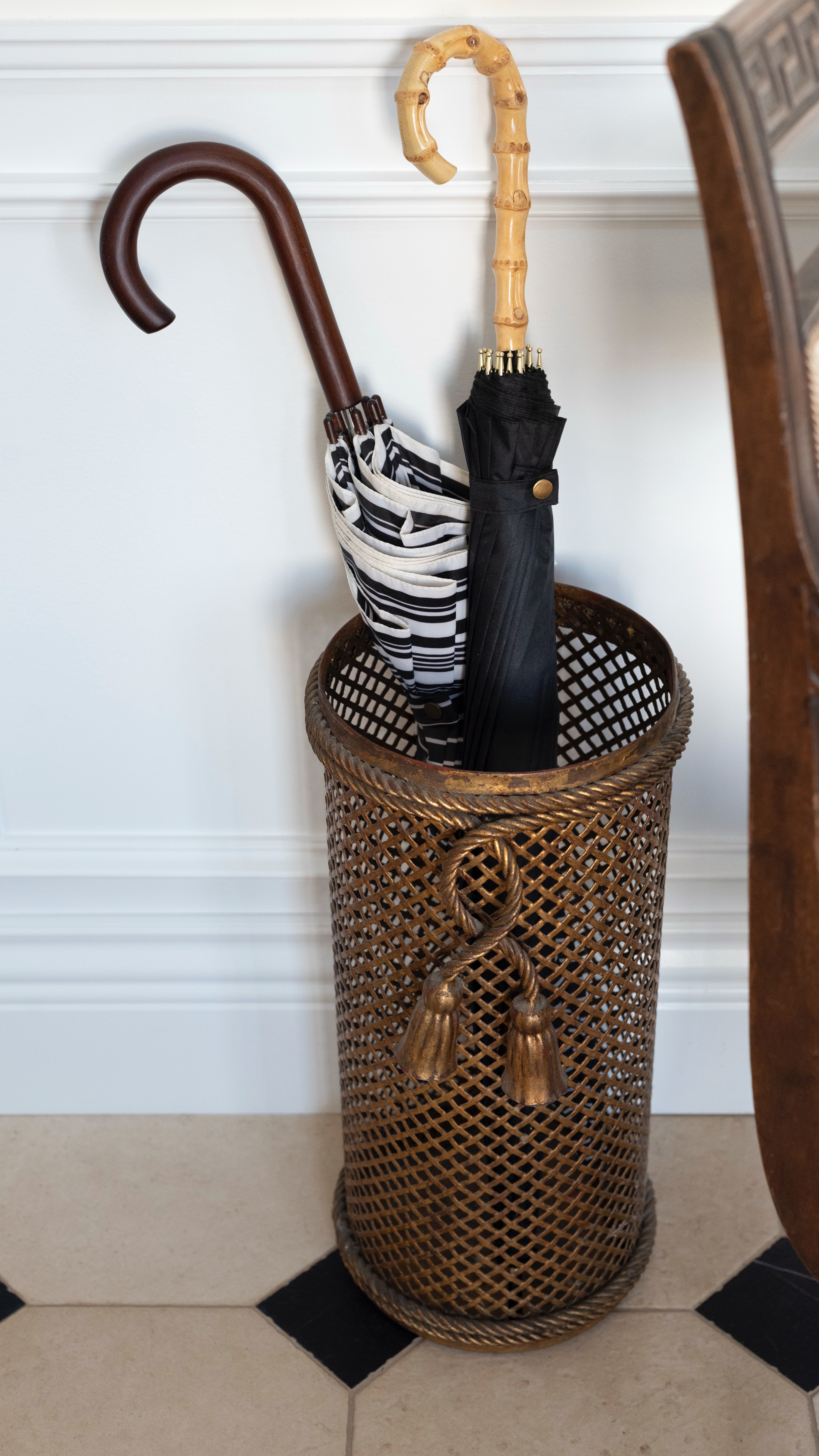 Vintage and antique tassel brass umbrella holders! Was able to find some exact options… 

#LTKHome