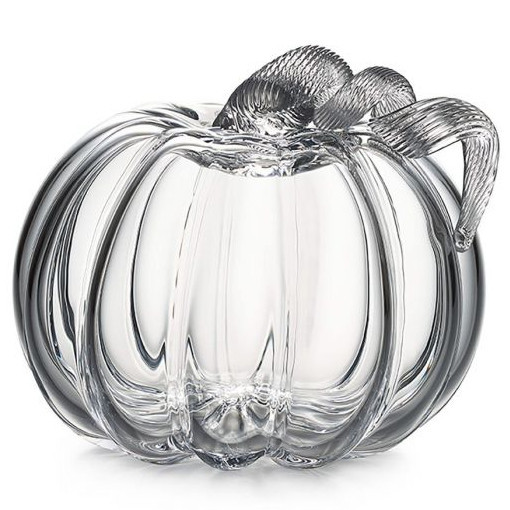 Simon Pearce Modern Classic Glass Pumpkin With A Twist - Large | Kathy Kuo Home