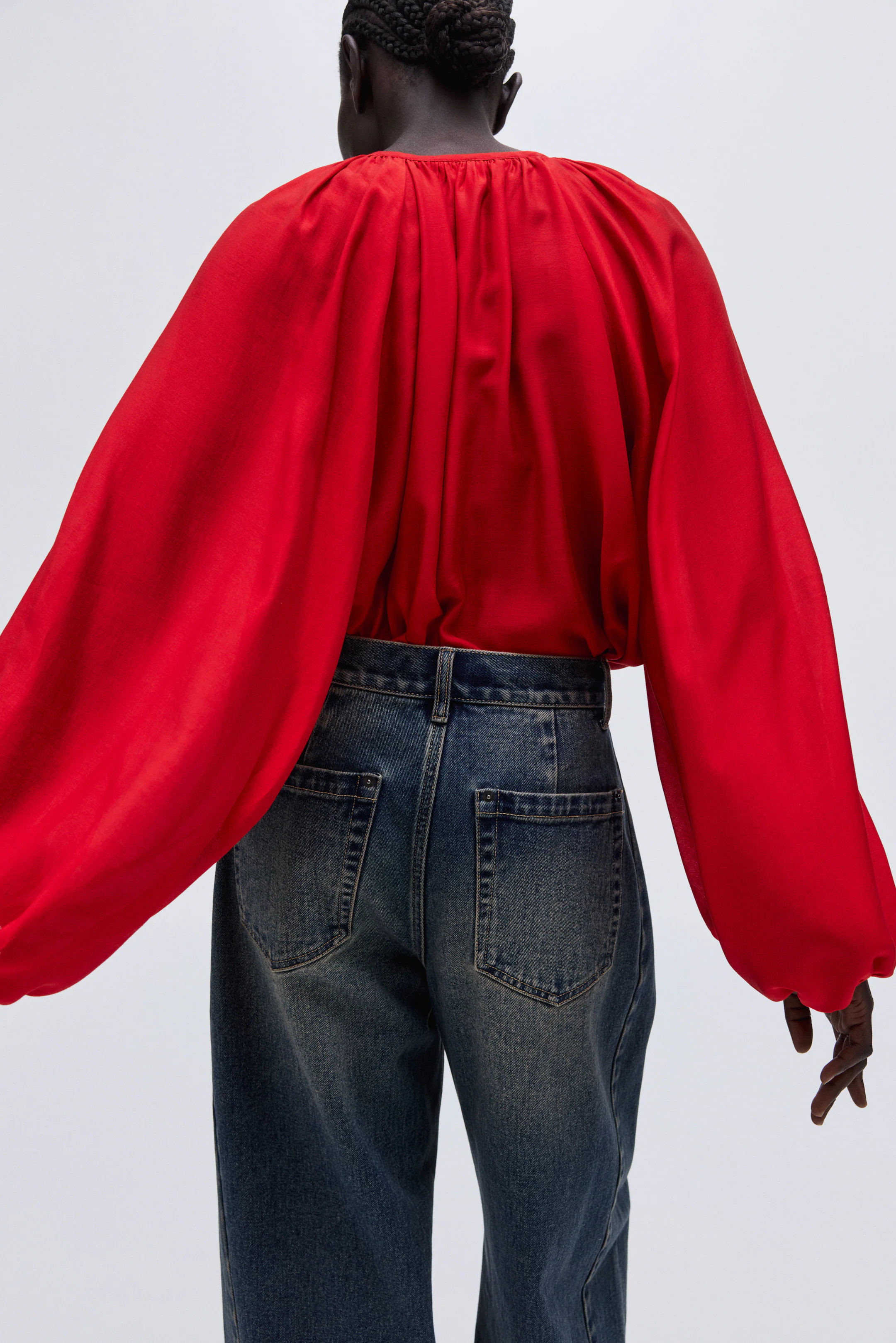 Balloon-sleeved blouse | H&M (UK, MY, IN, SG, PH, TW, HK)