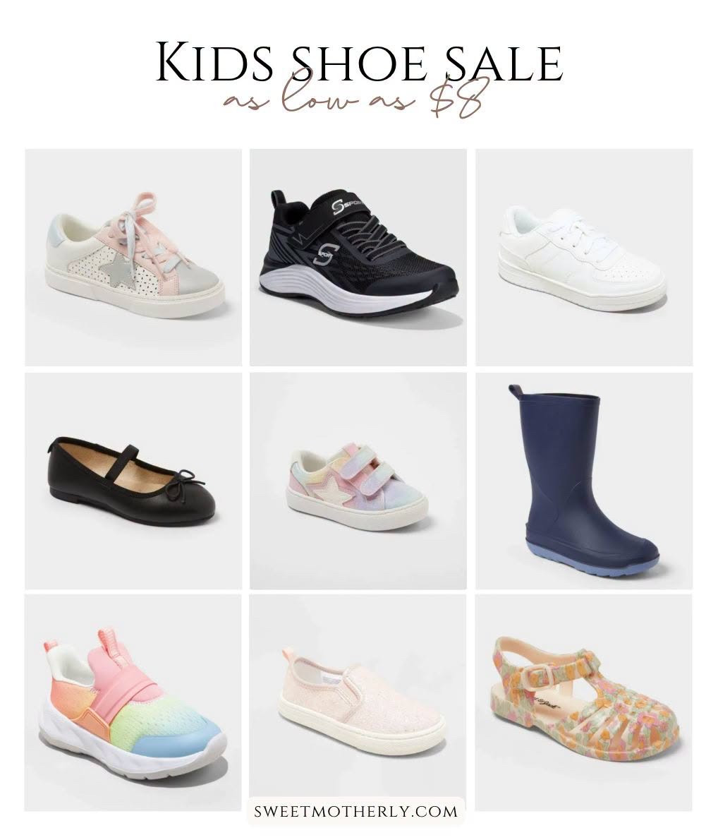 Target kids shoes on sale

Kids shoes
Kids sneakers
Toddler shoes
School shoes for kids
Kids athletic shoes
Kids slip on shoes
Light up shoes
Girls shoes
Boys shoes
Back to school shoes

#LTKSeasonal #LTKSaleAlert