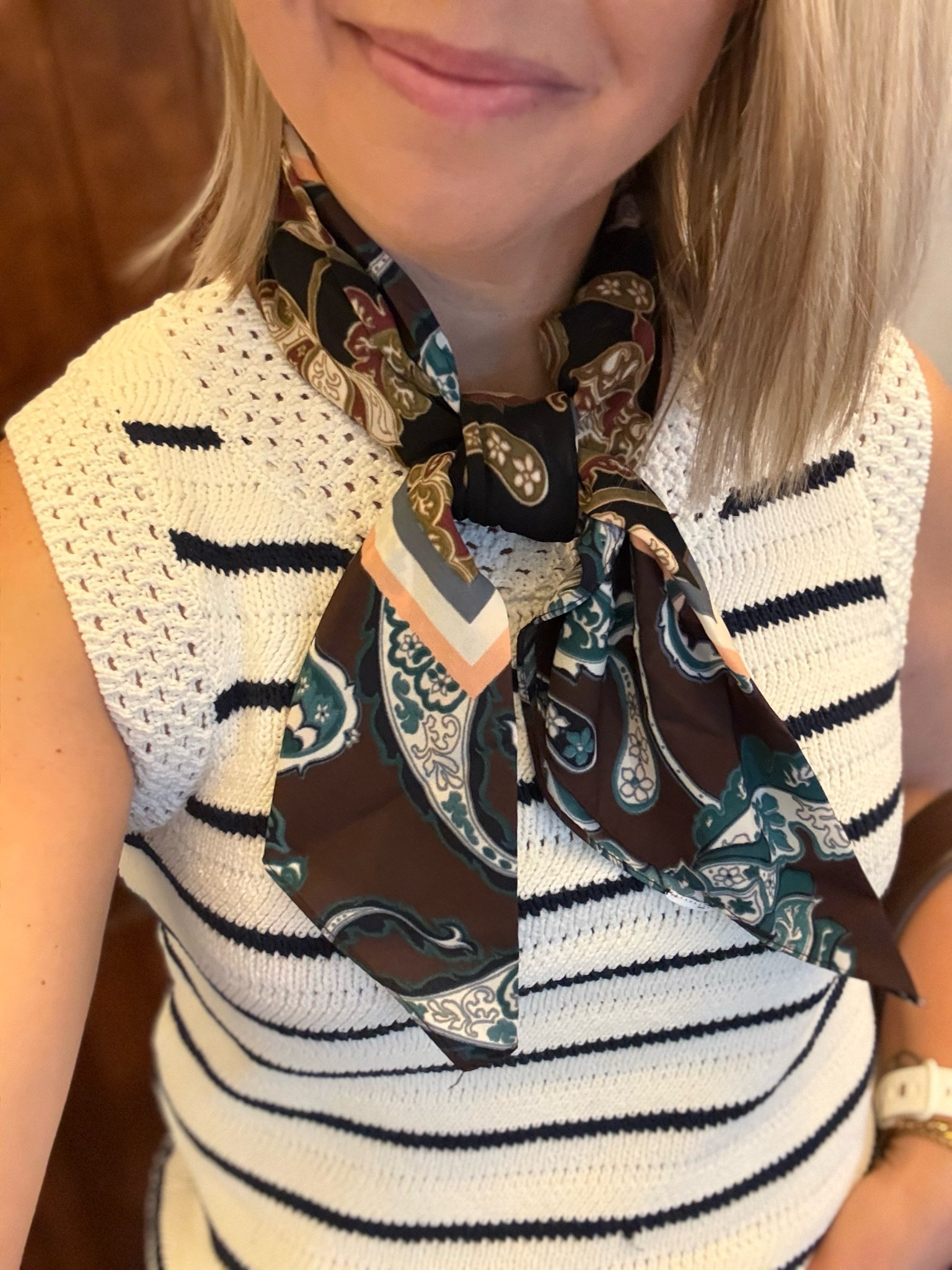 This $7 scarf is perfect for early fall. Size small sweater and scarf is one size. 

Early fall, Walmart style, over 40, fall style

#LTKSeasonal #LTKOver40 #LTKWorkwear
