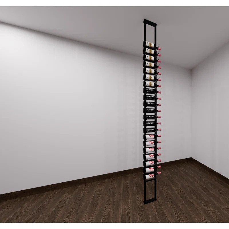 Jauss Floating 21 Bottle Wall Mounted Wine Bottle Rack | Wayfair Professional