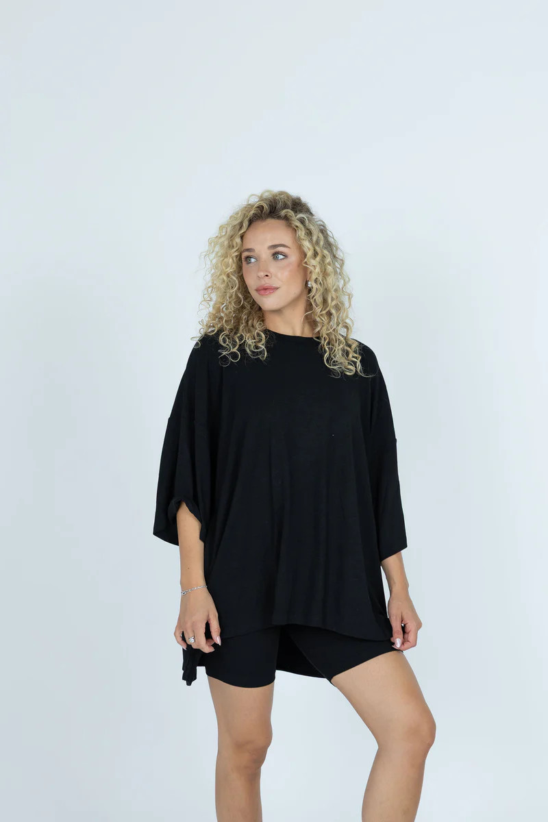 All Weekend Long Set Black | The Foxy Kind