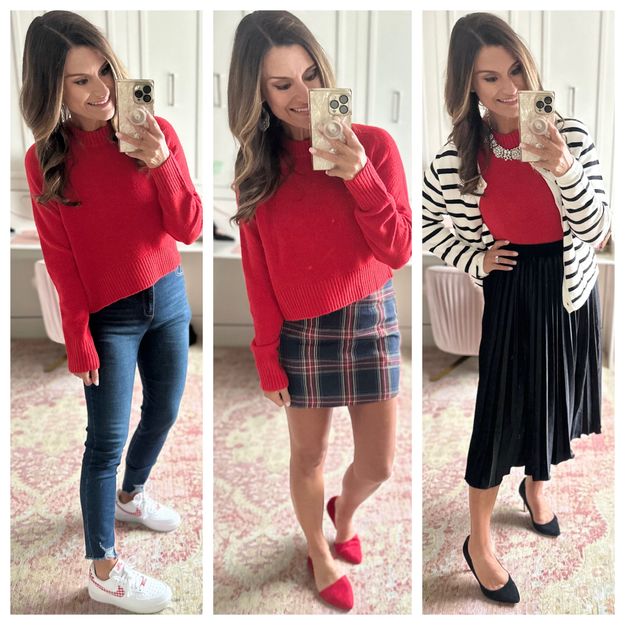 Red sweater on sale for $15

#LTKsalealert #LTKstyletip #LTKfindsunder50