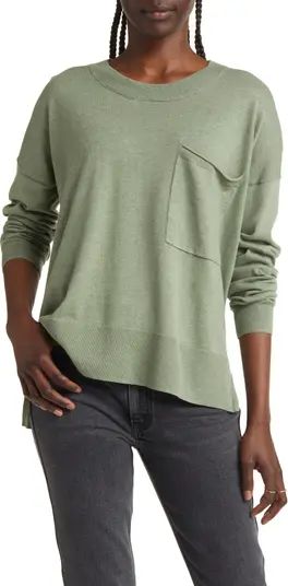 Lightweight Pocket Pullover Sweater | Nordstrom