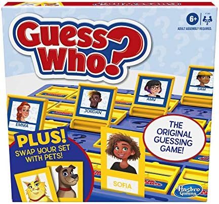 Hasbro Gaming Guess Who? Board Game with People and Pets, The Original Guessing Game for Kids Age... | Amazon (US)