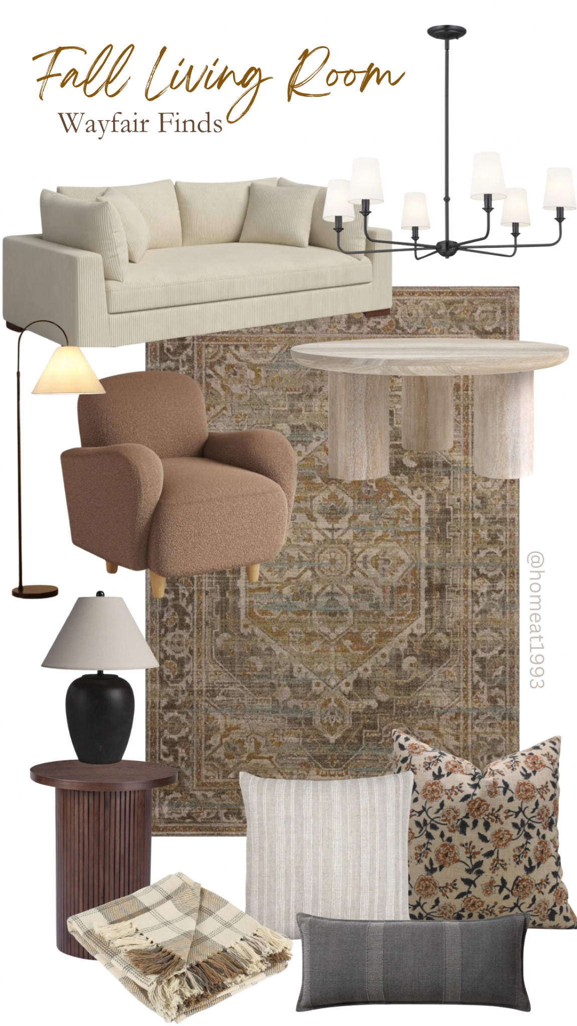 Fall living room, wayfair finds 

#LTKSeasonal #LTKFamily #LTKHome