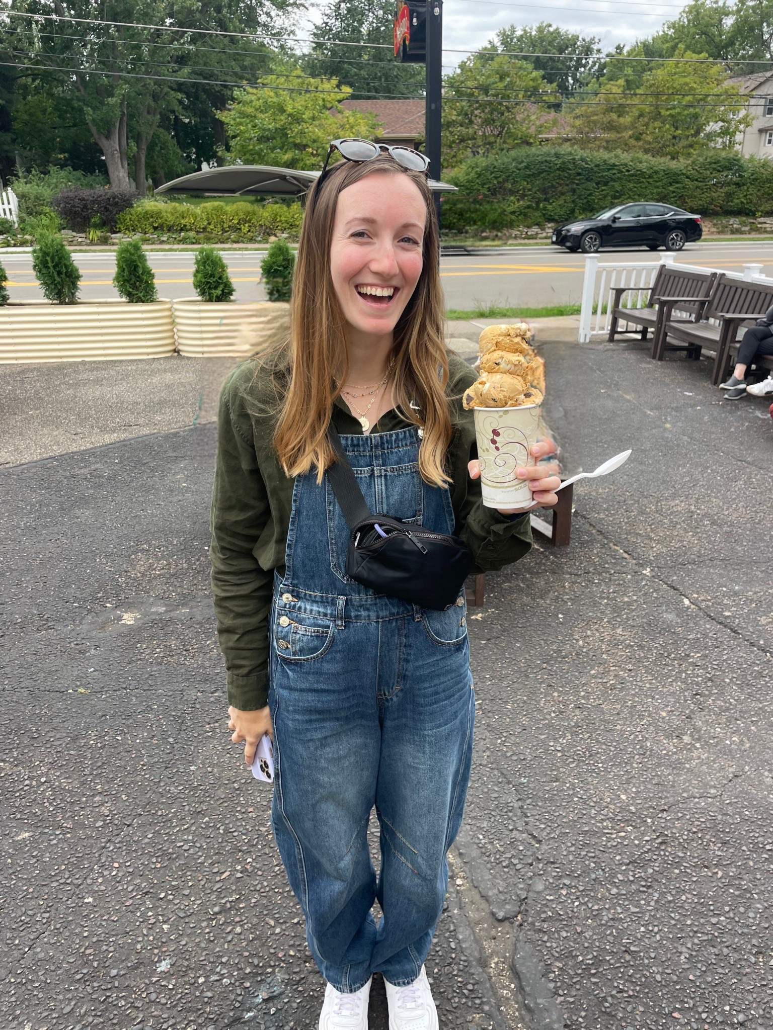 I will be wearing this outfit on repeat this fall 👌🏼 #fall #overalls #barreljeans #barreloveralls 

#LTKFindsUnder100 #LTKSeasonal