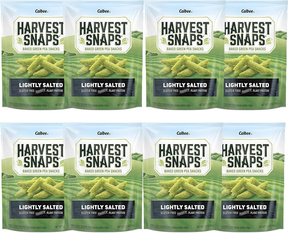 Harvest Snaps Veggie Chips (Lightly Salted Snack Crisps) | Powered by Plant Protein, Gluten Free,... | Amazon (US)