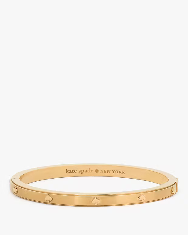 Spot The Spade Metal 5mm Hinge Bangle | Kate Spade Outlet