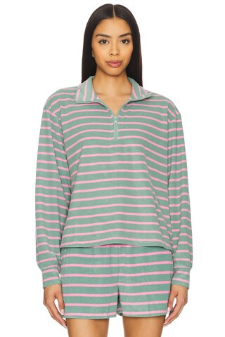 BEACH RIOT Sonia Top in Sage Bloom Stripe from Revolve.com | Revolve Clothing (Global)