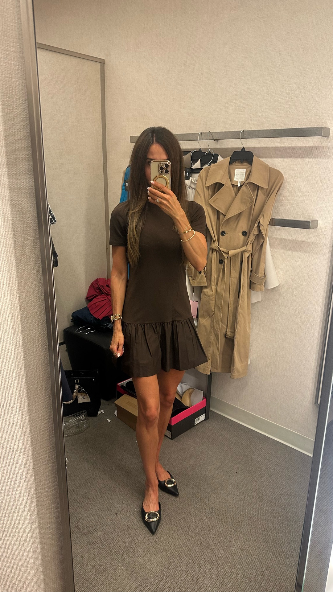 Wearing xs in dress, black sold out but they still have this pretty chocolate brown 🖤

#Nsale #Nordstrom

#LTKWorkwear #LTKSaleAlert #LTKOver40