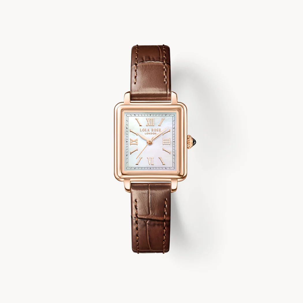 New Cube Mother of Pearl Watch | Lola Rose